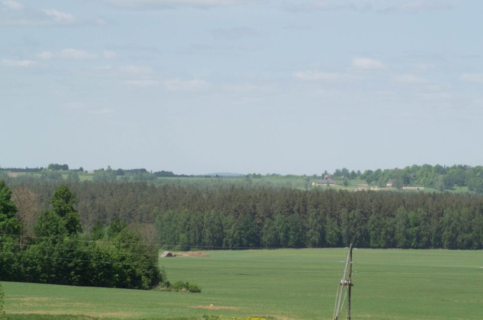 Skats uz Zilokalnu no vietas Jaunraunā, ko uzrādījis rakstnieks Viks